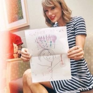 Taylor's Version Swifties Theory Albita Guarda Fit & Flare Striped Dress Size 10